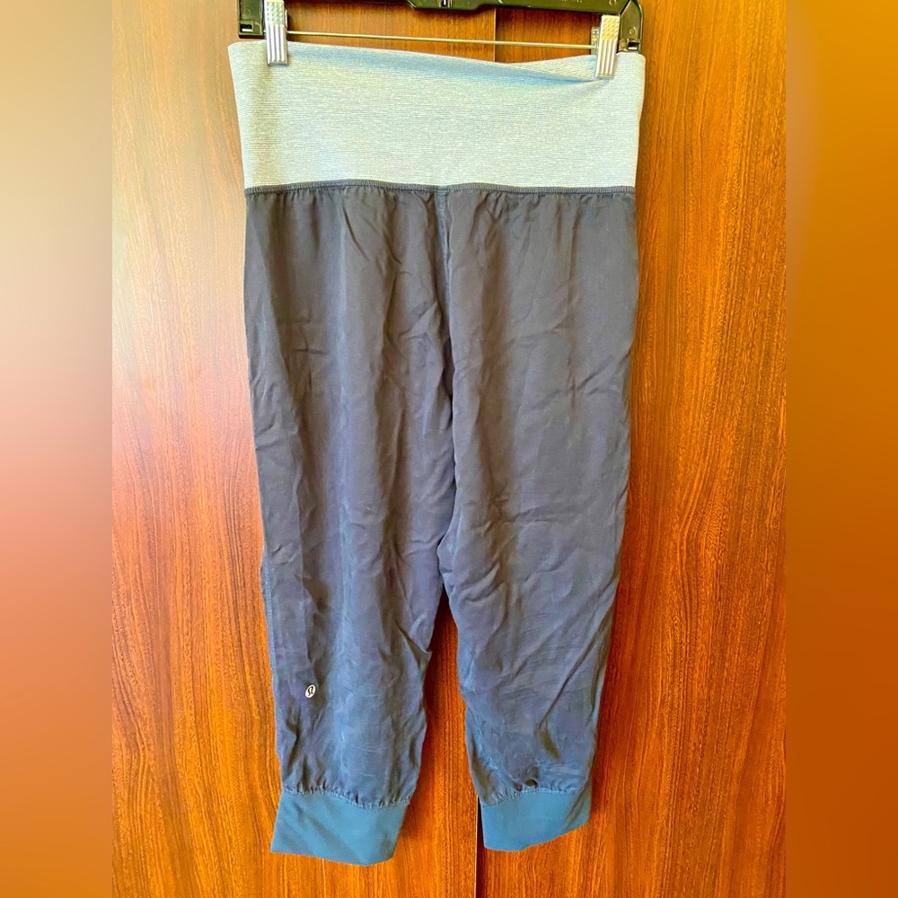 Lululemon vintage harem joggers fold over waist